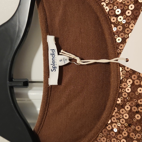 🔥NTW Splendid Oxford sequin tee - Picture 2 of 4